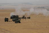 M198 155mm Howitzers firing at Camp Guernsey ARNG Base
 - photo 4 