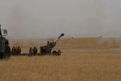 M198 155mm Howitzers firing at Camp Guernsey ARNG Base
 - photo 5 