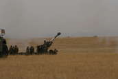 M198 155mm Howitzers firing at Camp Guernsey ARNG Base
 - photo 6 