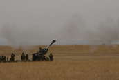 M198 155mm Howitzers firing at Camp Guernsey ARNG Base
 - photo 8 