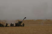 M198 155mm Howitzers firing at Camp Guernsey ARNG Base
 - photo 11 