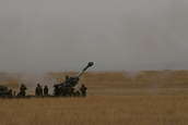 M198 155mm Howitzers firing at Camp Guernsey ARNG Base
 - photo 13 