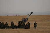 M198 155mm Howitzers firing at Camp Guernsey ARNG Base
 - photo 17 