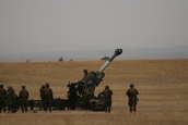 M198 155mm Howitzers firing at Camp Guernsey ARNG Base
 - photo 18 