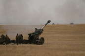 M198 155mm Howitzers firing at Camp Guernsey ARNG Base
 - photo 26 