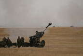 M198 155mm Howitzers firing at Camp Guernsey ARNG Base
 - photo 27 