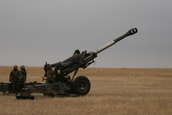 M198 155mm Howitzers firing at Camp Guernsey ARNG Base
 - photo 31 
