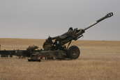 M198 155mm Howitzers firing at Camp Guernsey ARNG Base
 - photo 39 