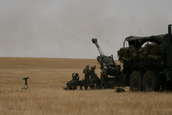 M198 155mm Howitzers firing at Camp Guernsey ARNG Base
 - photo 59 