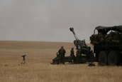 M198 155mm Howitzers firing at Camp Guernsey ARNG Base
 - photo 64 