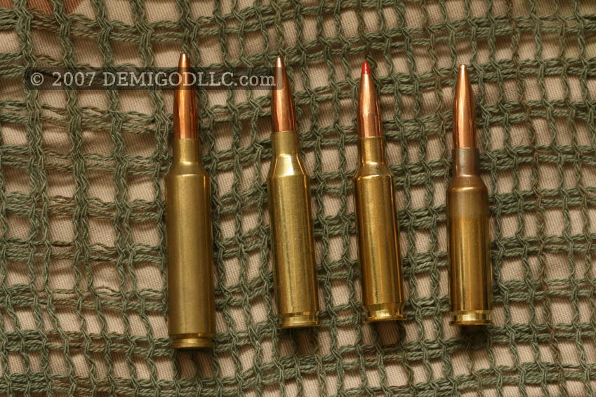 L to R: 6.5-284, .260, 6.5CM, 6.5x47 Lapua