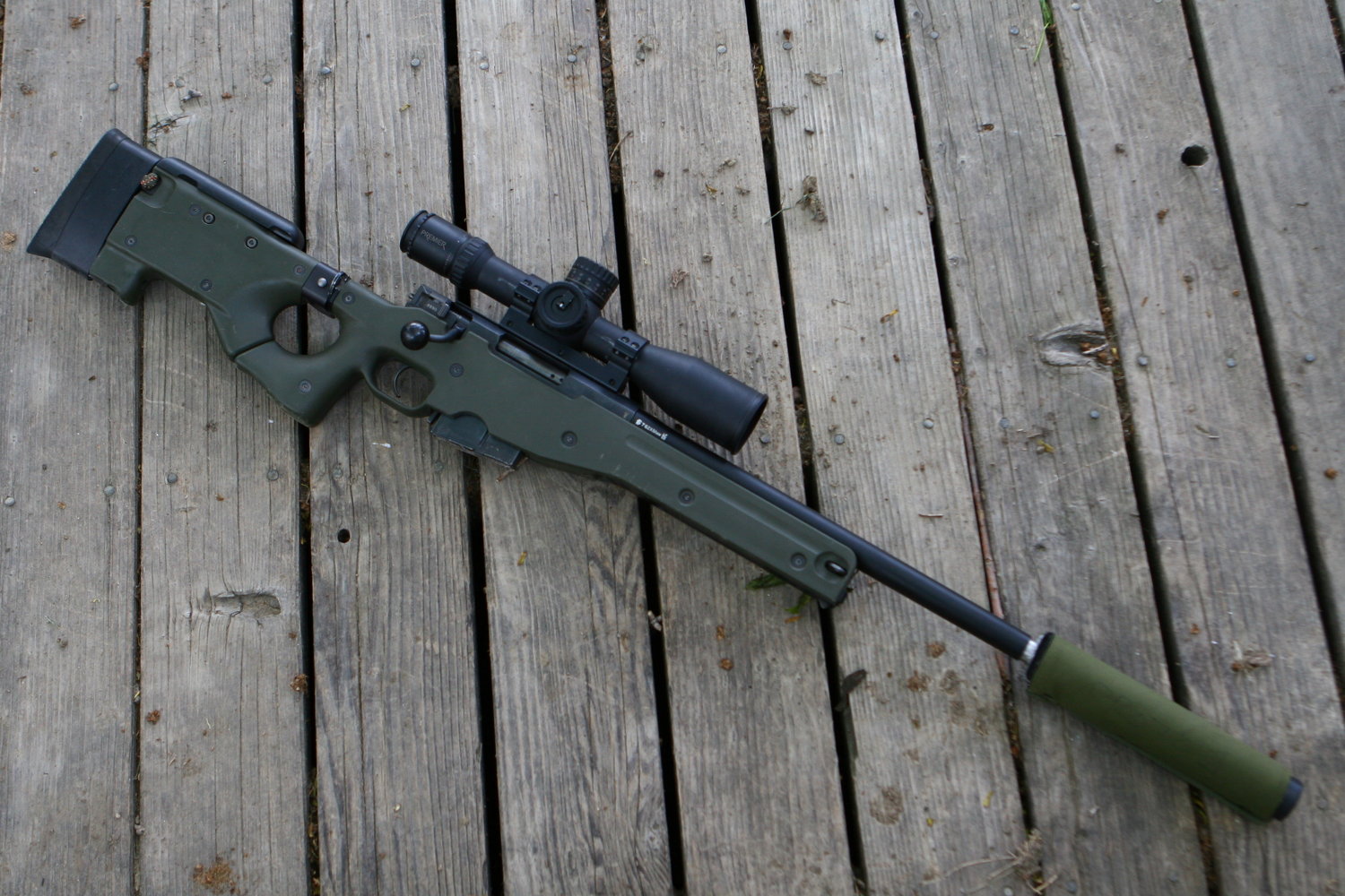 Accuracy International AW with 18-inch .308 barrel and Thunder Beast Arms Corp. 30P-1 silencer
, photo 