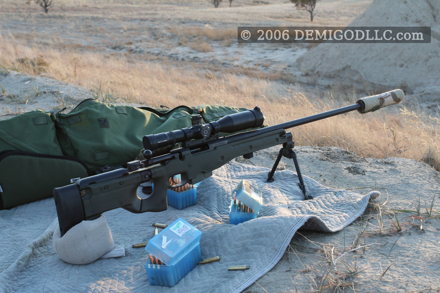 Accuracy International Arctic Warfare (AI-AW) rifle chambered in 260 Remington by GA Precision.
, photo 
