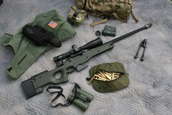 Accuracy International Arctic Warfare Super Magnum AWSM rifle, caliber .338 Lapua Magnum
 - photo 77 