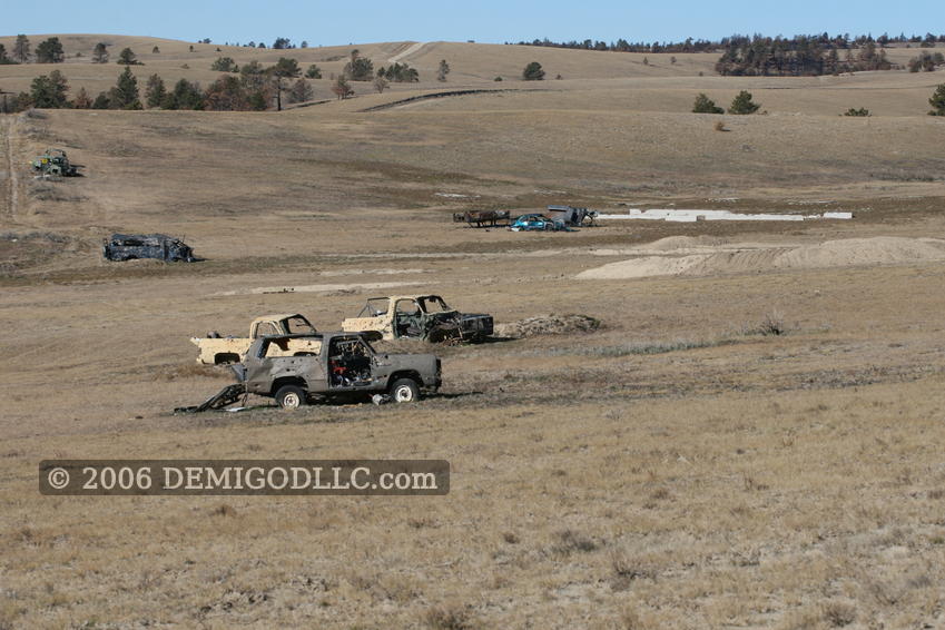 Colorado Multi-Gun match at Camp Guernsery ARNG Base 11/2006 - Facilities and Setup
, photo 