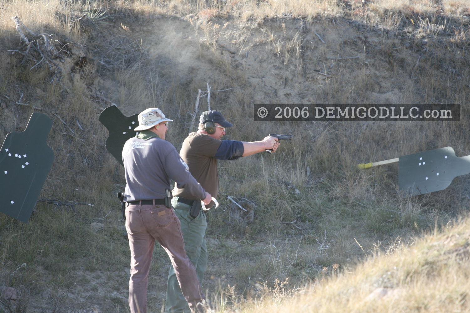 Colorado Multi-Gun match at Camp Guernsery ARNG Base 11/2006 - Match
, photo 
