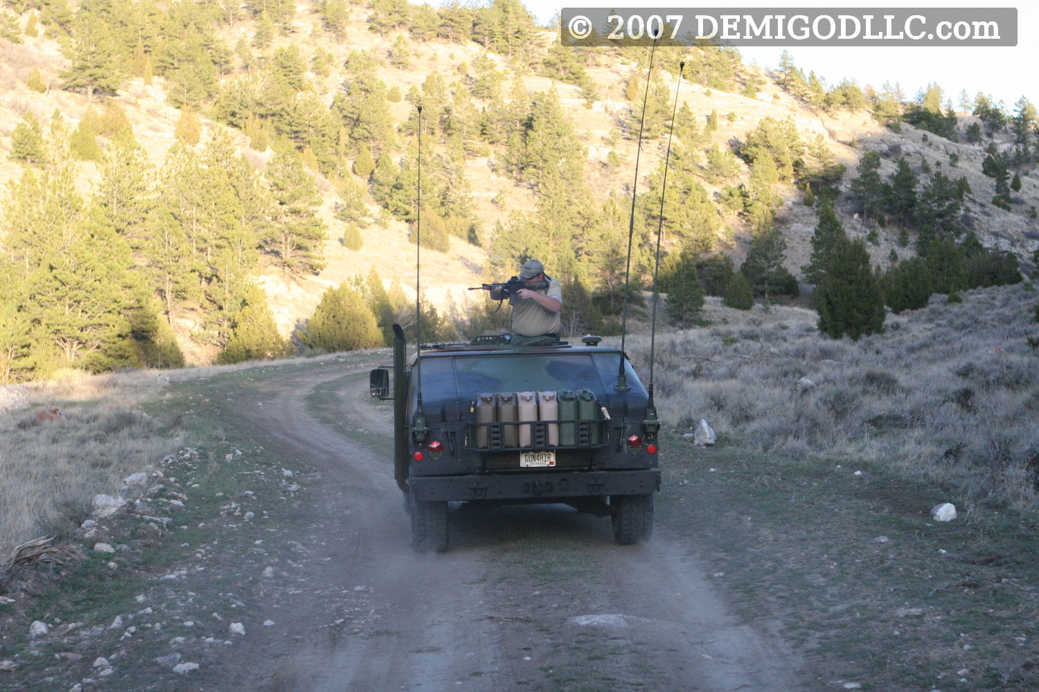 Colorado Multi-Gun match at Camp Guernsery ARNG Base 4/2007
, photo 