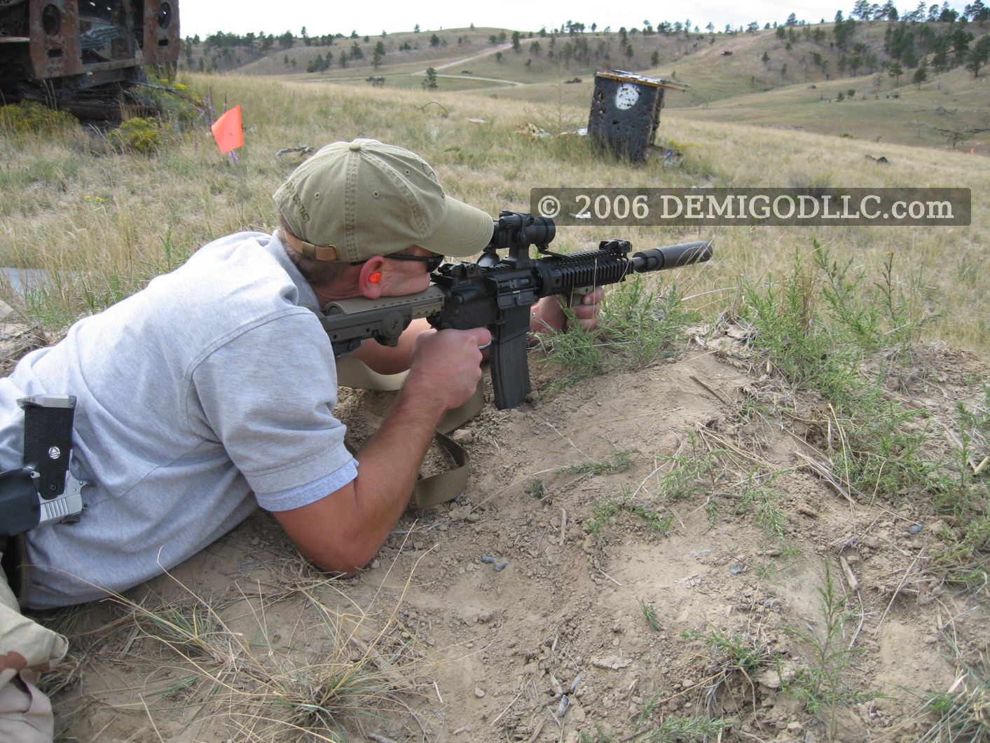 Exploratory 3Gun match at Camp Guernsey ARNG base
, photo 