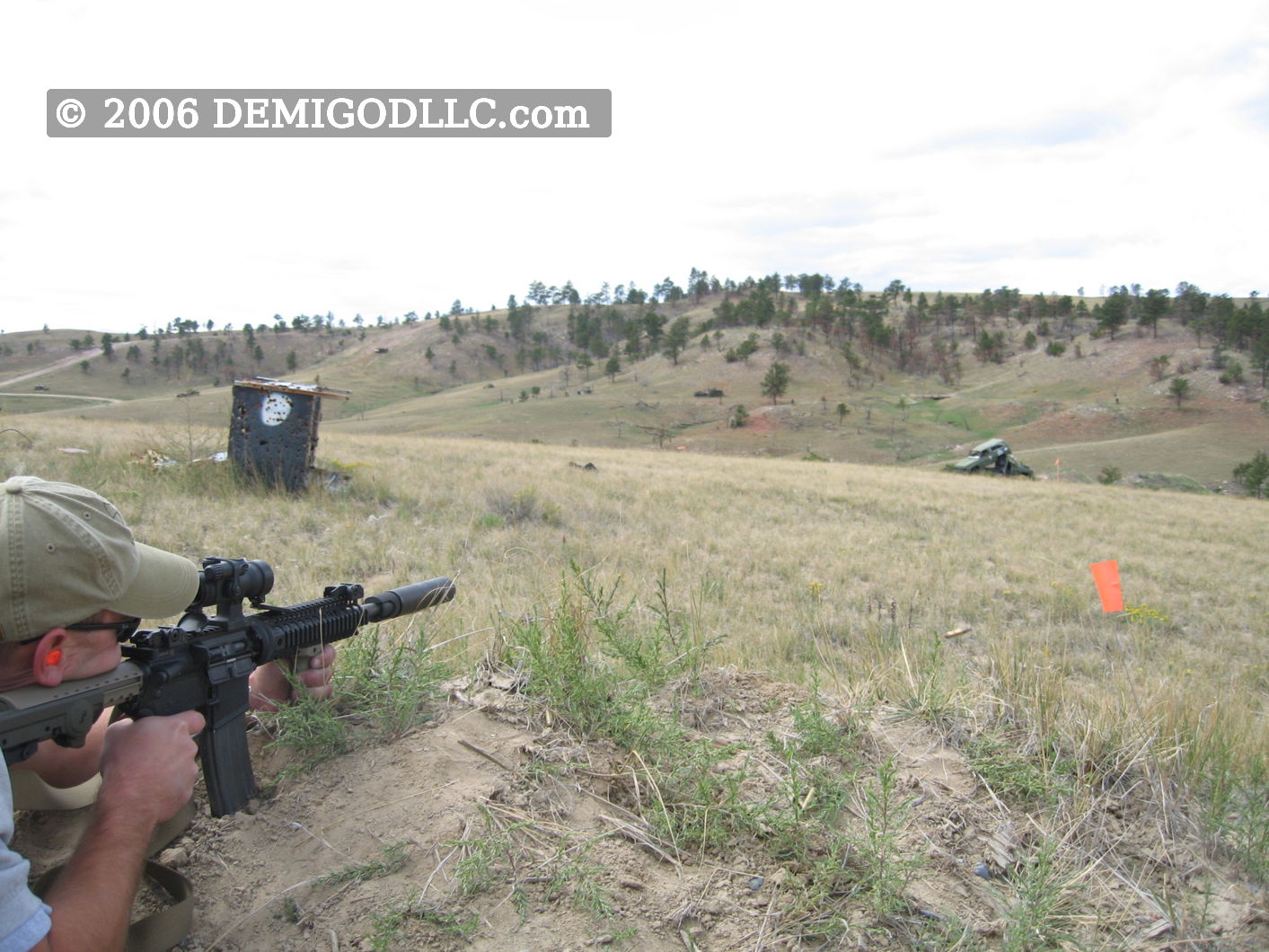 Exploratory 3Gun match at Camp Guernsey ARNG base
, photo 