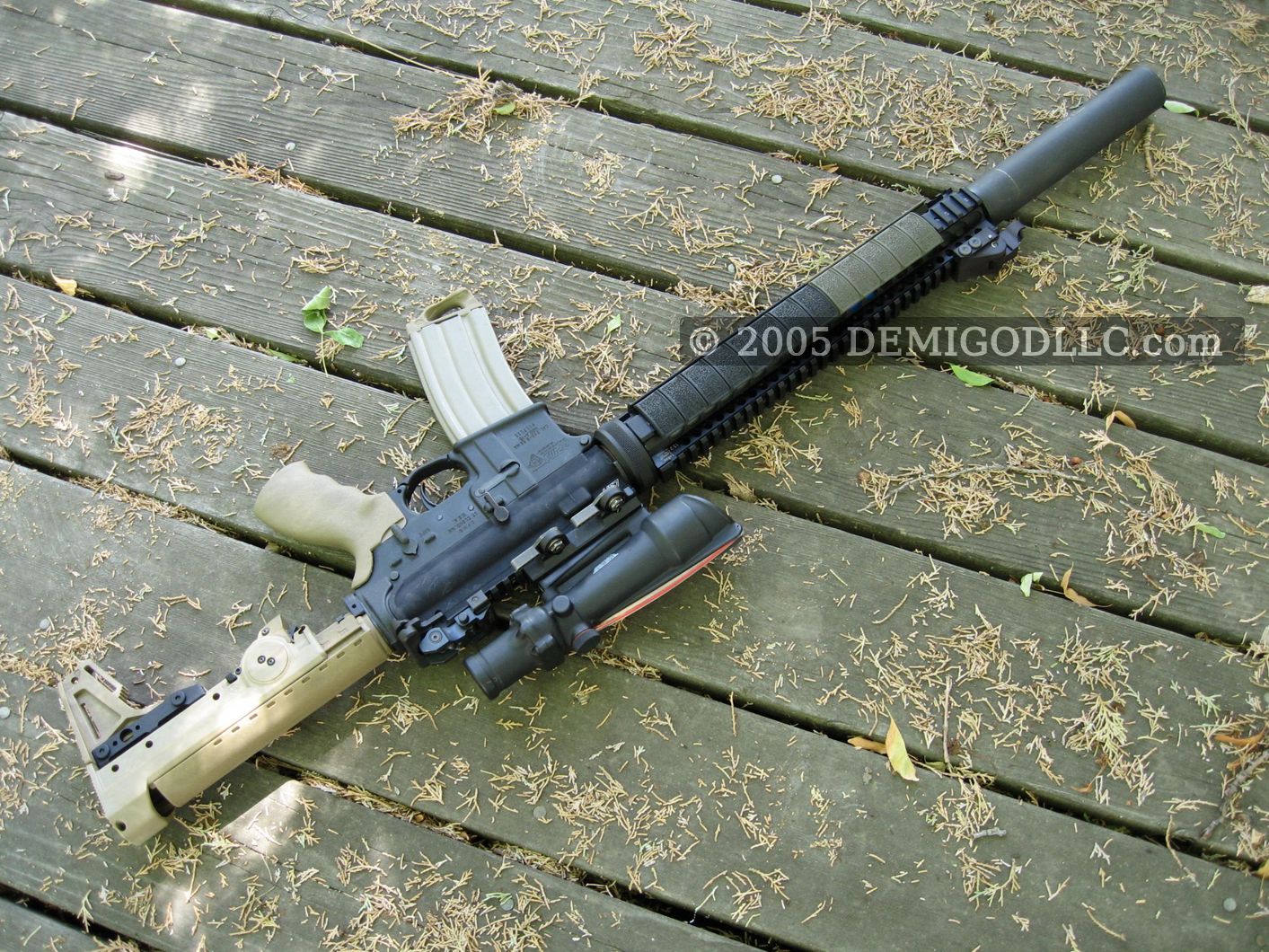 Super-RECCE/M4-SD lightweight suppressed AR15 rifle
, photo 