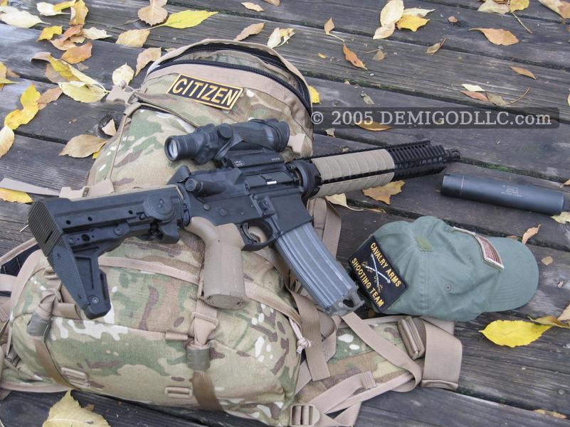 Super-RECCE/M4-SD lightweight suppressed AR15 rifle
, photo 