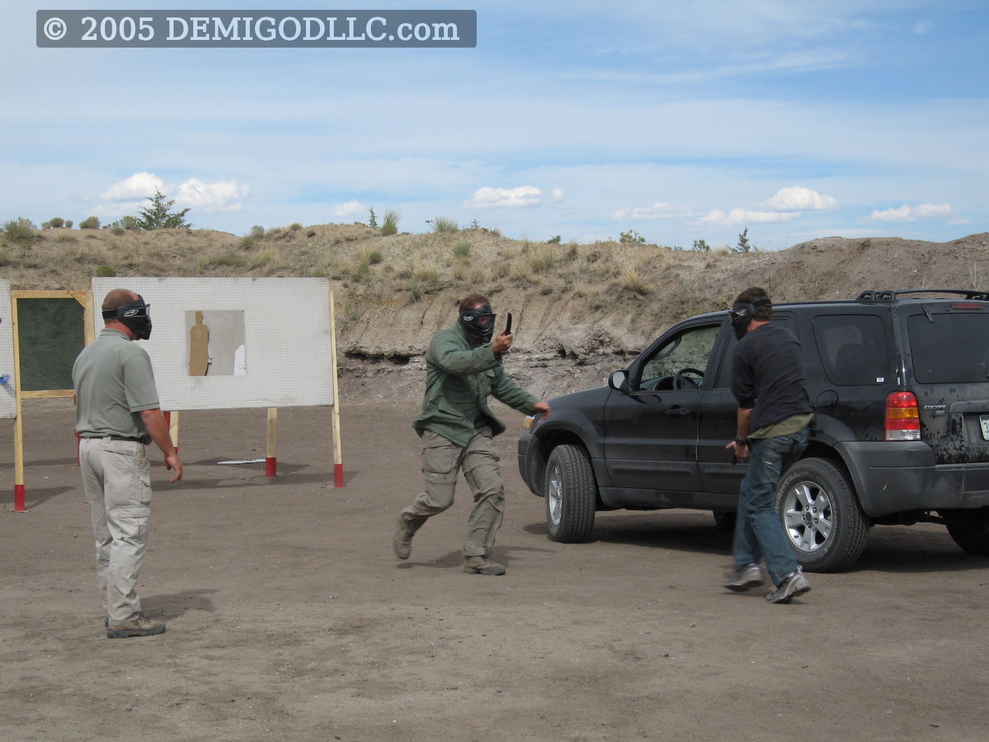 Tactical Response Inc's Force on Force class, Colorado 2005
, photo 