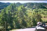 (Grand Junction HSTA Ride 9-10-2000) Brian's head & lots of scenery