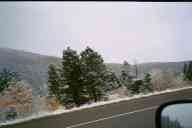(First Snow, 9-23-2000) Car Snow Shot #3 - Hwy 7
