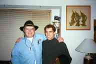 (Hartland, Thanksgiving 2001) Dad and Abe