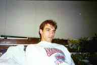 (Hartland, Thanksgiving 2001) Abe on couch