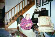 (Hartland, Thanksgiving 2001) Dad & Dax