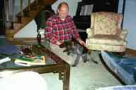 (Hartland, Thanksgiving 2001) Dad & Dax