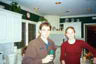 (Hartland (Condon's), Thanksgiving 2001) Abe and Corrie