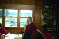 (The Farm, Thanksgiving 2001) Katie looking silly