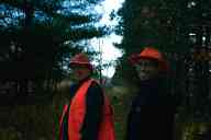 (The Farm, Thanksgiving 2001) Dad & Zak walking around The Farm