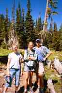 (Rocky Mountain National Park, August 2002) Sasha Garofalo, Katie Condon, Abe Smith