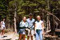 (Rocky Mountain National Park, August 2002) Katie Condon, Abe Smith, Sasha Garofalo