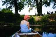 (The Farm, July 2002) Sasha Garofalo in the Canoe