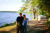 (Minocqua, July 2002) Zak Smith and Sasha Garofalo