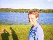 (Minocqua, July 2002) Sasha Garofalo in sun