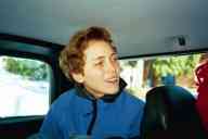 (Atlantic Coast (CT), Xmas 2002) Sasha in car