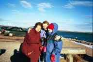 (Atlantic Coast (CT), Xmas 2002) Suzy, Sasha, Dove