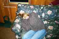 (The Farm, Thanksgiving 2002) Katie, sleeping again?