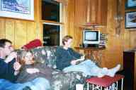(The Farm, Thanksgiving 2002) Abe, Katie, Sasha