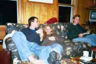 (The Farm, Thanksgiving 2002) Abe, Katie, Sasha