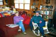 (The Farm, Thanksgiving 2002) Debbie and John Sofranko