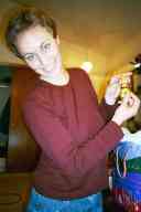 (Fort Collins, Xmas 2002) Sasha with thing