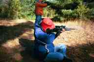 (The Farm, Thanksgiving 2002) Sasha shooting the 