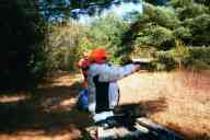 (The Farm, Thanksgiving 2002) Annette shoots CZ-75B-SA