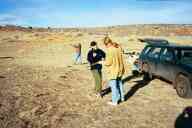 (Chez Maly, January 2003) Abe shooting, Zak, John